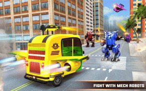 tuk tuk terbang robot membuat game robot pahlawan screenshot 5