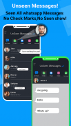 Unseen Messages-Hide Blue Tick For Whatsapp screenshot 3
