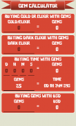 🏰 Gem Calculator for Clash of Clans screenshot 4
