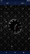 Black HD Clocks Live Wallpaper screenshot 4