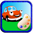 Paint Cars and Airplanes Icon