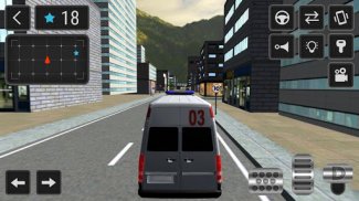 운전 경찰차 시뮬레이터 screenshot 2
