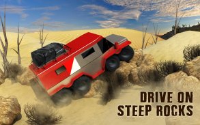 8 roda truk Rusia yang Simulator:Offroad Permainan screenshot 6