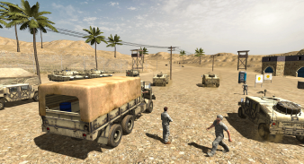 Army truck & car simulator 3d screenshot 1