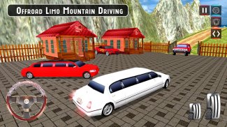 Limousine Driving Game 3d: UpHill Limo Offroad Car screenshot 0