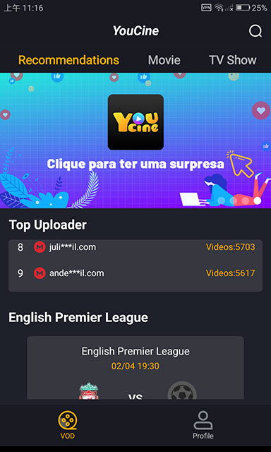 Youcine App - Baixar Apk e Assistir Filmes Online Grátis