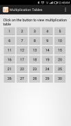 Multiplication Tables screenshot 0