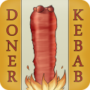 Doner Kebab : salata, domates