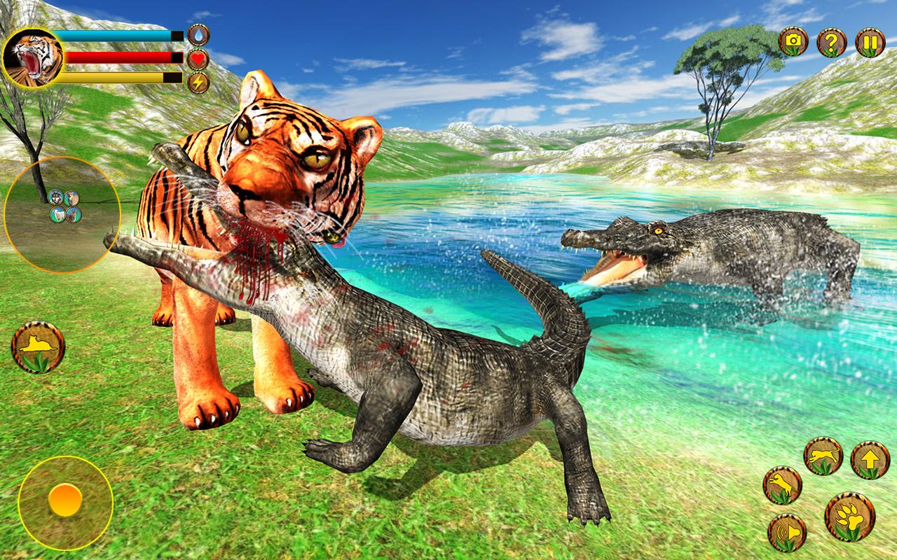 Jogue Simulador de Tigre 3D online de graça em