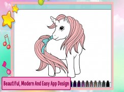 Unicorn Coloring Puzzle Games screenshot 1