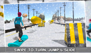 papan salju ski gaya bebas 3D screenshot 14