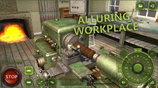 Lathe Machine 3D: Milling & Turning Simulator Game screenshot 7