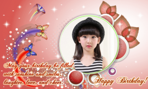 Birthday photo frame -birthday greeting cards screenshot 0