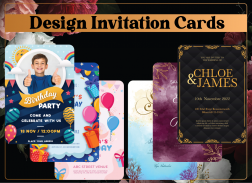 Invitation maker Wedding Birthday Greeting card screenshot 0