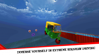 Mega Rikshaw Extreme Impossible Stunts 3D screenshot 3