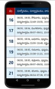 Telugu Panchang Calendar 2017 screenshot 5