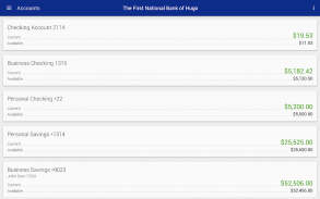 The First National Bank Of Hugo Mobile App screenshot 1