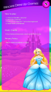 राजकुमारी खेल पोशाक screenshot 6