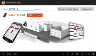 Smart home remote control screenshot 0