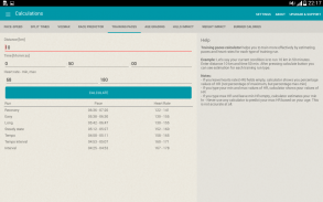 Running calculator screenshot 13