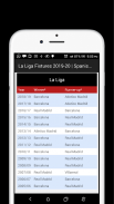 La Ligos Fixture 2019-20 | Spanish Football League screenshot 4