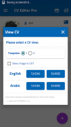 CV Editor Pro (Resume) screenshot 2