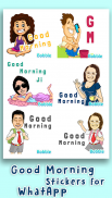 Good Morning Stickers for WhatsApp - WAStickerApps screenshot 1
