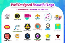 Pembuat logo & desain logo generator screenshot 0