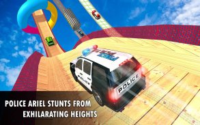 Mega Ramp Police Car Stunts Cop Car GT Racing Game screenshot 9