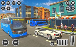 US پلیس اتوبوس بازی شبیه ساز screenshot 5