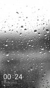 Raindrops Live Wallpaper Lock Screen screenshot 0