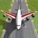 simulador de aterrizaje de avión piloto