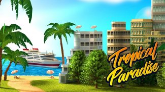 Tropic Paradise Sim: 섬 도시 건축 T screenshot 4