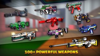 Cops N Robbers - 3D Pixel Craft Gun Shooting Games screenshot 13