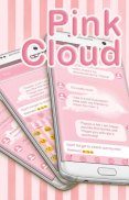 Pink Cloud SMS Mensajes screenshot 2