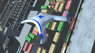 Drone Lander Simulator 3D - Free Flight Game screenshot 0