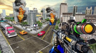 Sniper Traffic shooting game screenshot 0