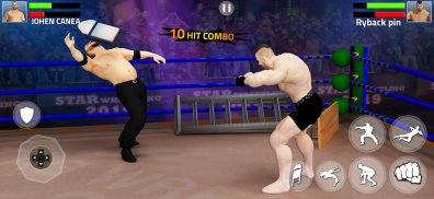 Tag team wrestling 2019: Cage death fighting Stars screenshot 8