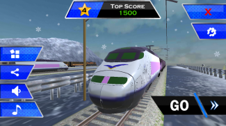 Fast Train Drive 3D screenshot 0