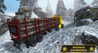 Snow truck cargo simulator screenshot 0