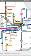 BELFAST METRO RAIL BUS MAP screenshot 6