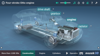 Motor Otto de quatro tempos 3D educacional RV screenshot 5