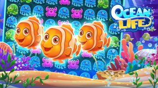 Ocean Match-3 Puzzle Game screenshot 1