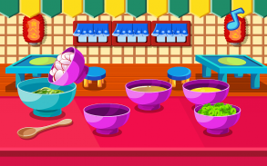 Salmon Teriyaki Cooking Games screenshot 1