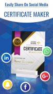 Certificate Maker Templates and Design screenshot 4