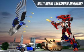 Multi robot trasform: jet, il cane, l'aquila auto screenshot 5