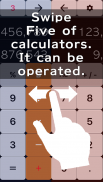 Swipe Many Calculators - Use m screenshot 0