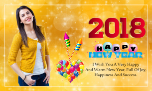 New Year Photo Editor 2018 screenshot 1