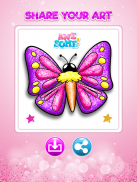 Glitter Butterfly Coloring - L screenshot 8