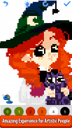 Halloween Pixel Art Coloring screenshot 5